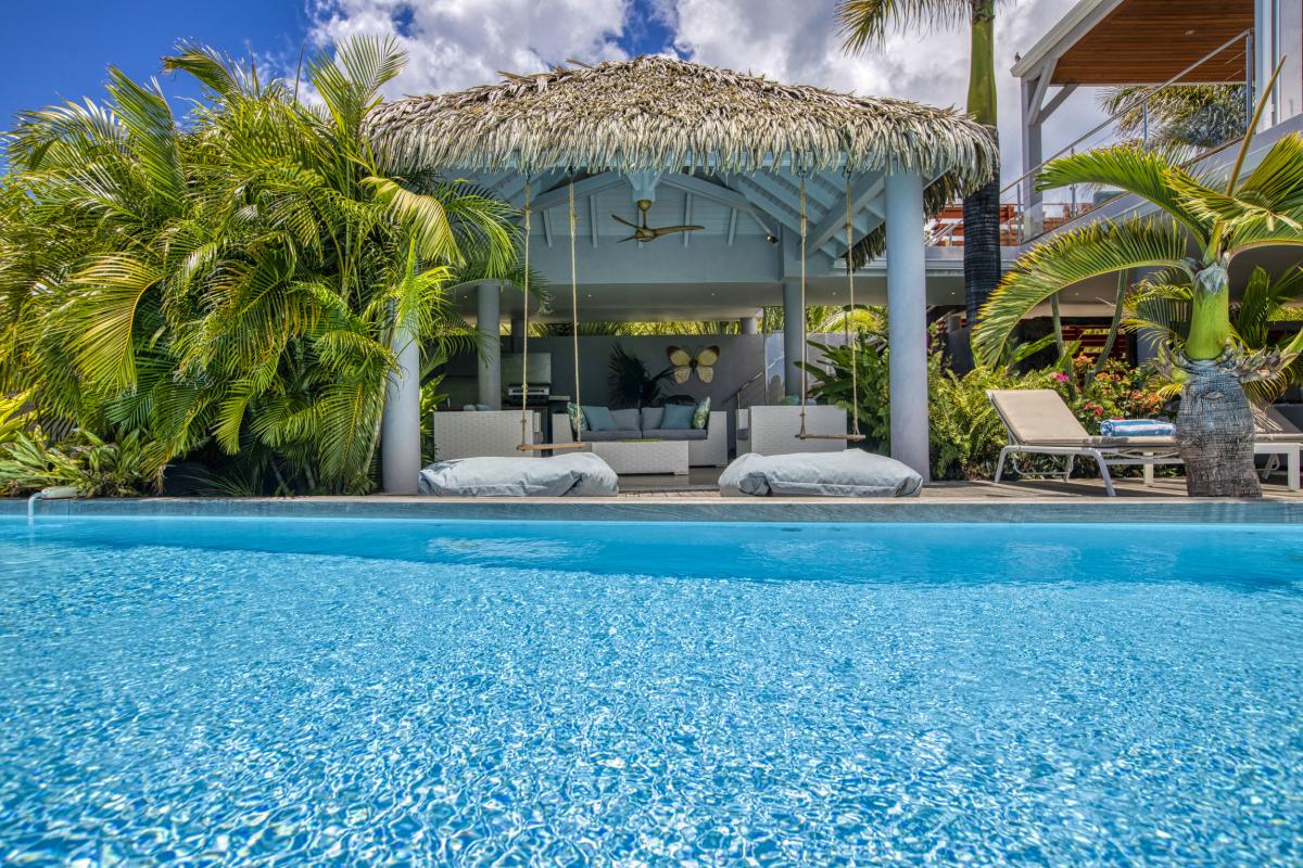 Location villa Saint Martin Terres Basses - Villa 4 chambres 8 personnes - 350m de la plage de Baie aux Prunes - Piscine - Roof Top (5)